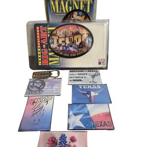 NWT Texas 9 Piece Souvenir Magnet Set